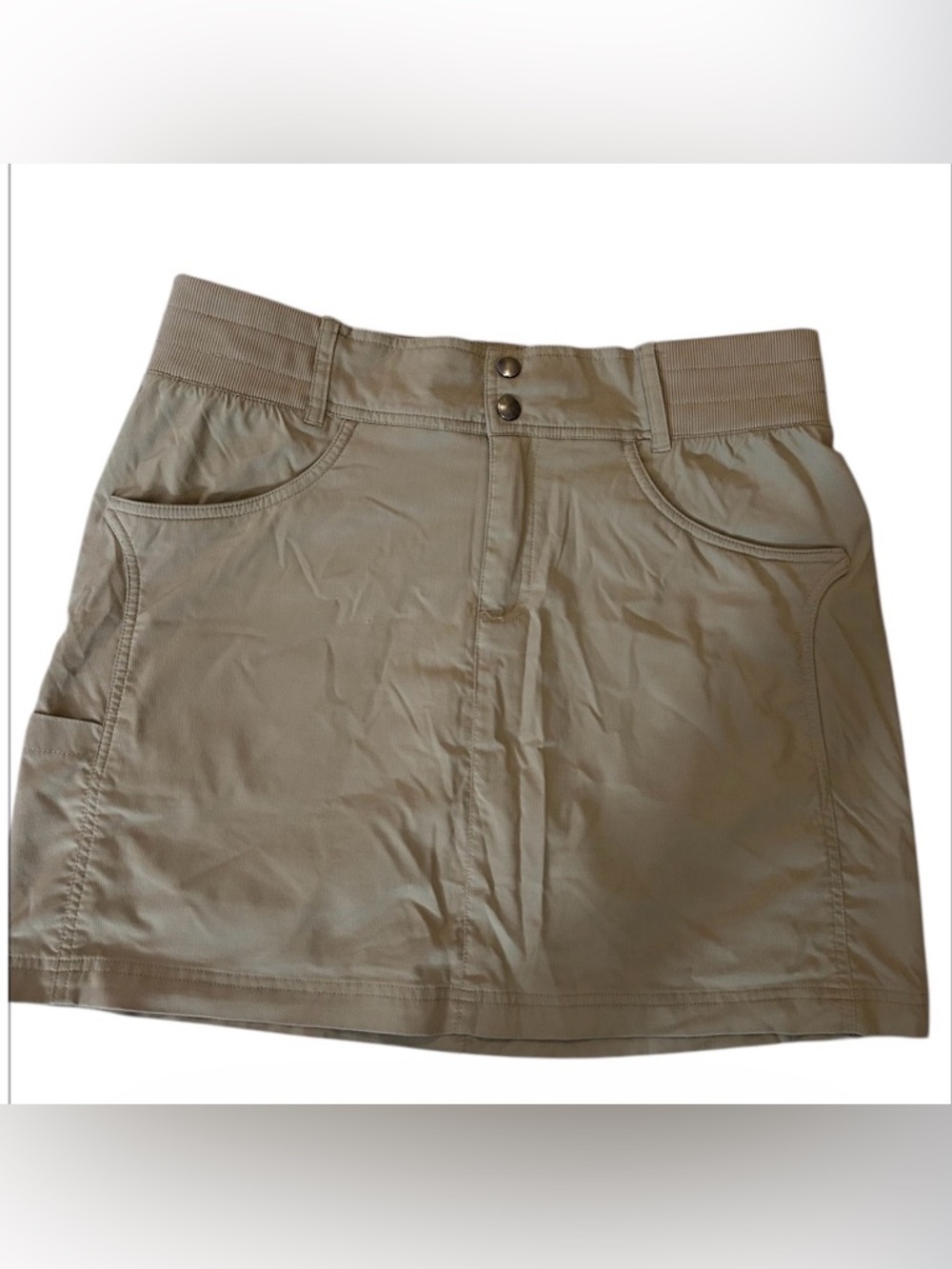 Title Nine Beige Active Skort Sz 12